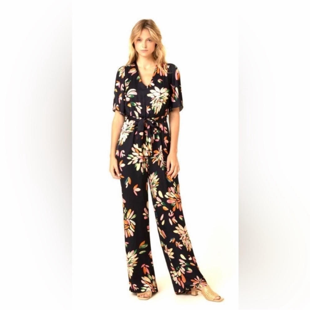 EUC FRNCH Paris Jil jumpsuit in Floral Print, Size Small
